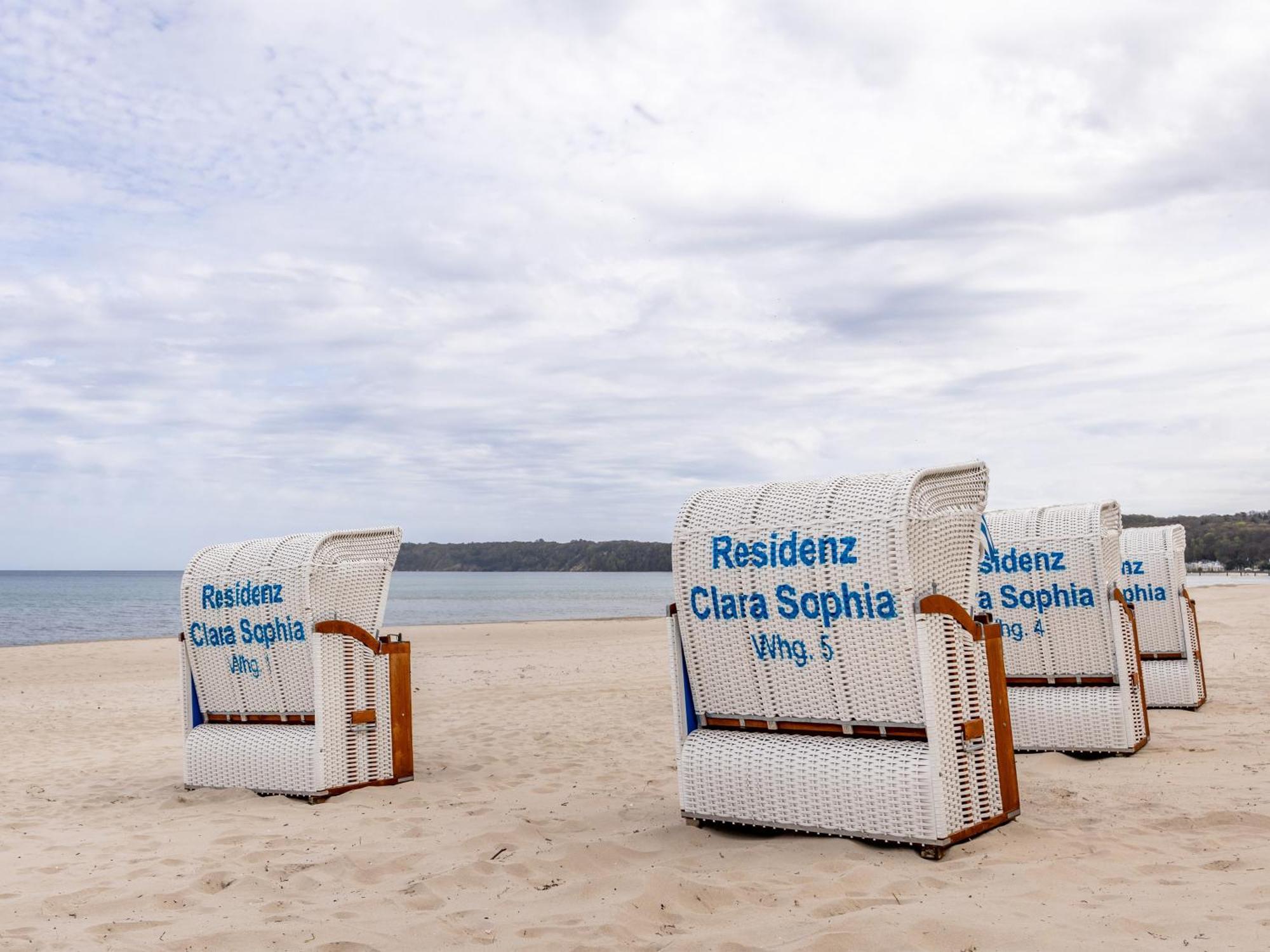 Residenz Clara Sophia FeWo 05 strandnah Binz Esterno foto