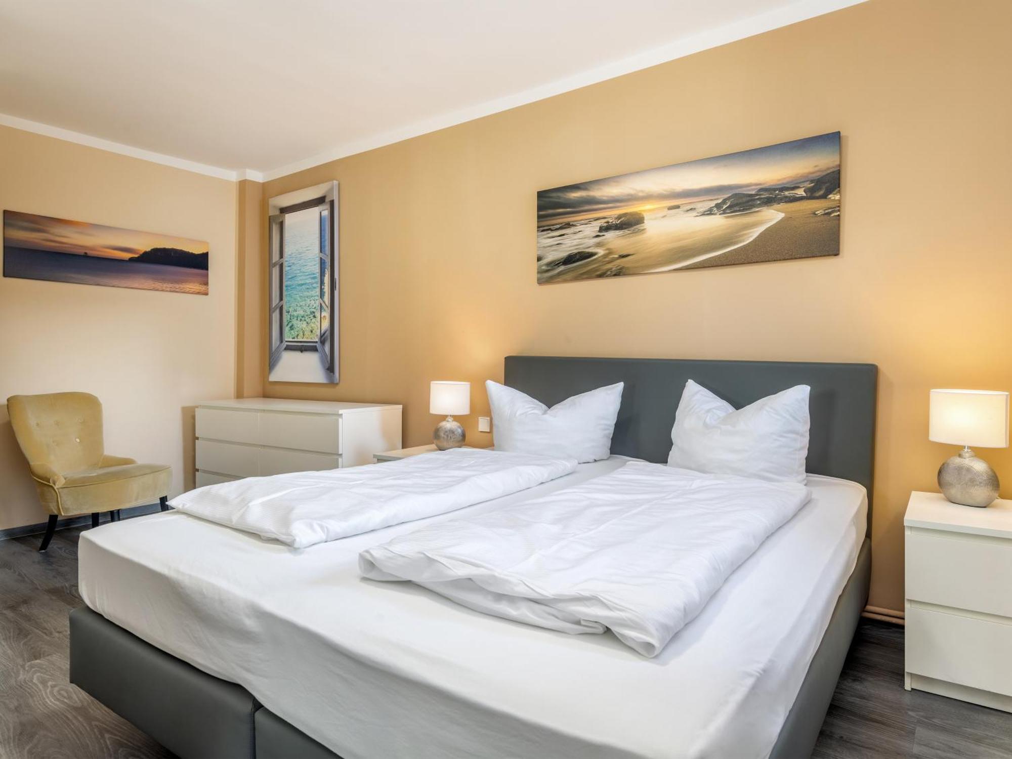 Residenz Clara Sophia FeWo 05 strandnah Binz Esterno foto