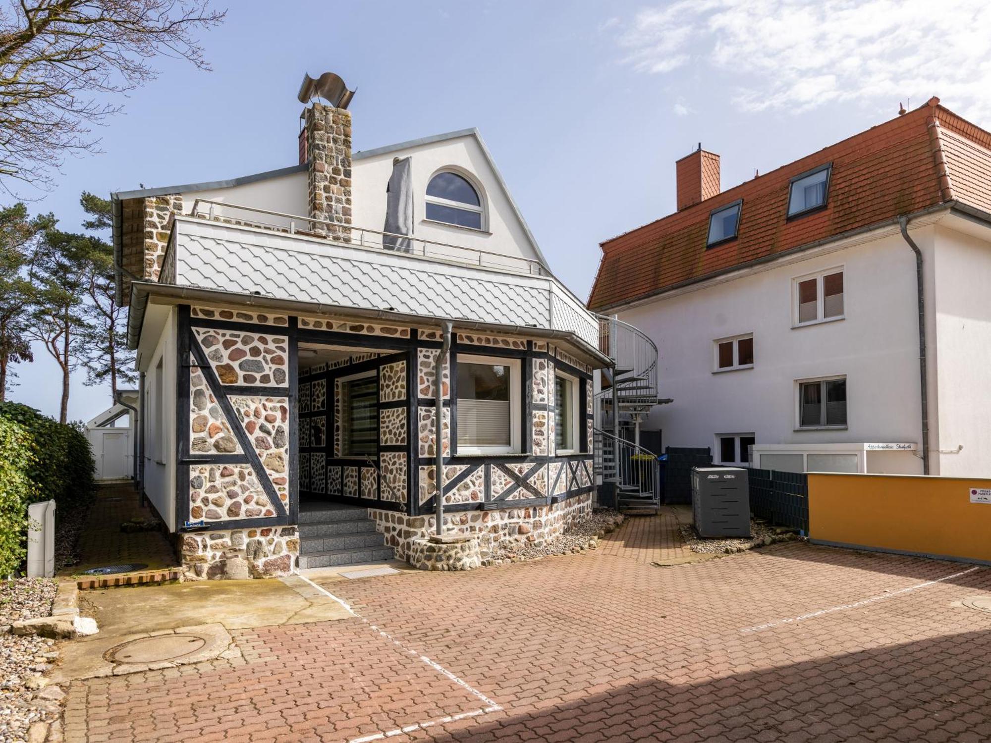 Residenz Clara Sophia FeWo 05 strandnah Binz Esterno foto