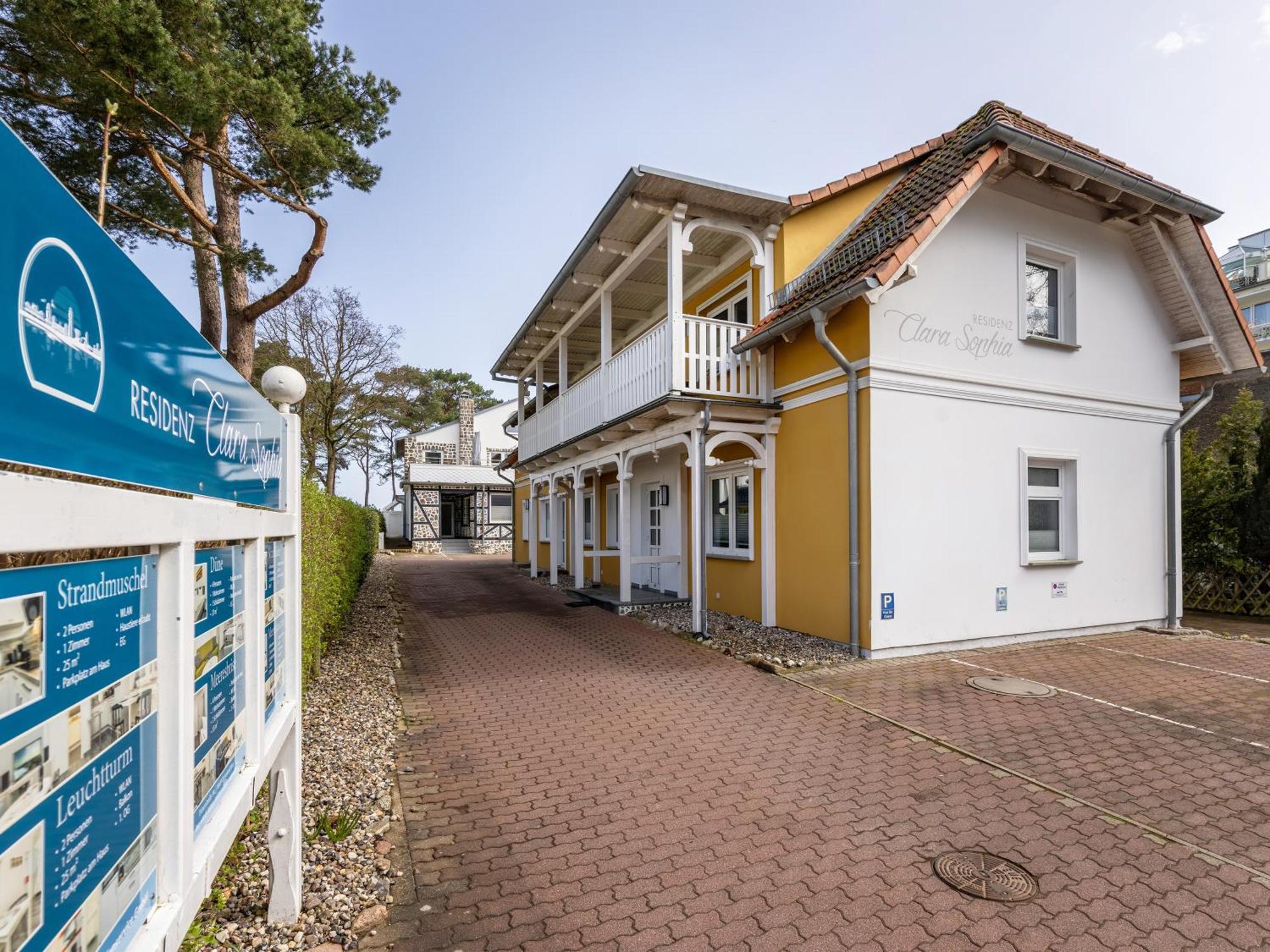 Residenz Clara Sophia FeWo 05 strandnah Binz Esterno foto